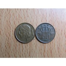 Belgium 1987 50 Centime Belgie (Dutch - Flemish Text) Coin