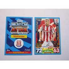 263. Darren Fletcher - Stoke City - Match Attax 2017/18 Football Card EF1