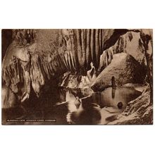 REAL PHOTO POSTCARD ALADDIN'S CAVE GOUGH'S CAVES CHEDDAR SOMERSET (4255)