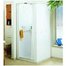 E.L. Mustee 80 32X32 Durastall Shower, White, 33.5 X 74.0 X 4.7