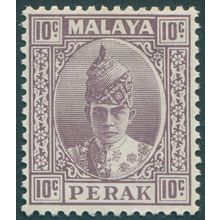 Perak 1938 10c dull purple SG112 unused