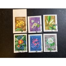 ICOLLECTZONE Vietnam 294-99 imperf XF used flowers