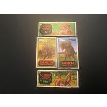 ICOLLECTZONE Zambia 77-80 VF used elephant