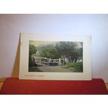 DOLLIS BROOK FINCHLEY, BARNET, LONDON antique postcard by T. Marston 1908 pm =