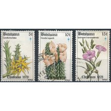 Christmas: 3 Values - Botswana 1978 - FH & NM H - SG 435/7