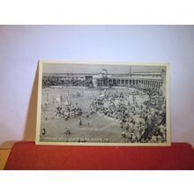 OPEN-AIR BATH, SOUTH SHORE, BLACKPOOL, LANCASHIRE. used postcard 1947 pm =