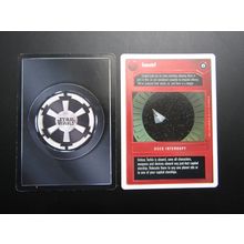 Star Wars 1995 Premiere Decipher CCG W/B Card Evacuate? DS
