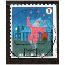 BEL 2009 (59c)(S/A) 'CIRCUS - CLOWN ON UNICYCLE' FINE USED (EBID10565)