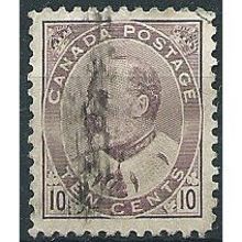 Canada 1903 SG183 10c Pale Dull Purple Good/Fine Used ... .