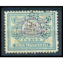 Used Revenue 80c N.Y. Stock Transfer Fine WA2833