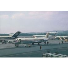 Iberia DC9 EC-BQV Plane at Zurich Airport Limited Edition 300 Postcard