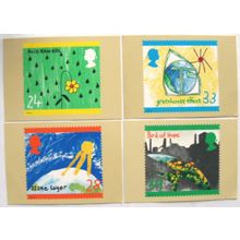 4 Royal Mail postcards The Green Issue