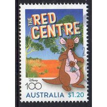 Australia 2023 100 Years of Disney - Red Centre $1.20 Sheet Used