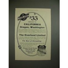 1903 Union Pacific / North-Western Line Railroad Ad
