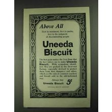 1903 Uneeda Biscuit Ad - Above All