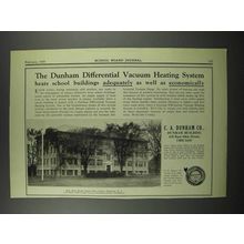1929 Dunham Heating Ad - Rhode Island State College