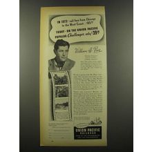 1939 Union Pacific Railroad Ad - William H. Pine