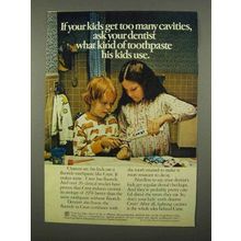 1975 Crest Toothpaste Ad - Ask Your Dentist His Kids