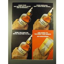 1975 Old Forester Whiskey Ad - Old Grand-Dad Ready For Retirement