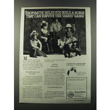 1986 Shopsmith Mark V Ad - Shopsmith helps you build a horse that can survive