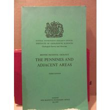 geology, THE PENNINES AND ADJACENT AREAS, ENGLAND 1954 handbook by HMSO p/b