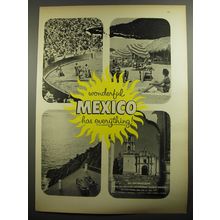 1954 Mexican Government Tourist Bureau Advertisement - Mexico has everything