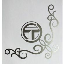 Talbot Express Camper Motorhome 2 Silver Corner Cab Window Decal Doors