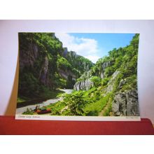 CHEDDAR GORGE, SOMERSET unused postcard by John Hinde dated 1985 =