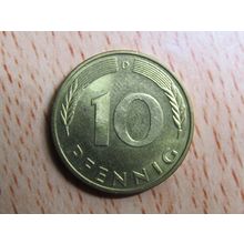 1994d 10 Pfennig Germany Coin