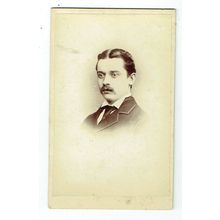 Victorian cdv photo portrait young man Charing Cross London photographer