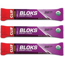CLIF BLOKS - Energy Chews - Mountain Berry - Non-Gmo - Plant Based Food - Fast F