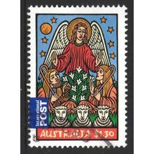 AUSTRALIA 2010: CHRISTMAS - $1.30 ANGEL & SHEPHERDS USED (G7)