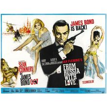 From Russia With Love (1963)_3 Movie Film Poster Canvas iconic design