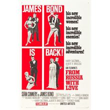 From Russia With Love (1963)_4 Movie Film Poster Canvas iconic design