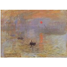 Art CLAUDE MONET "Impression" Postcard (Vontobel)