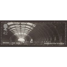 2006 GB, Brunel, Paddington Station, NH Mint Stamp, SG. 2609