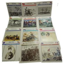 Lot of 12 Civil War Collector Cards – Historic Battles, Leaders & Events – Atlas