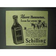 1940 Schilling Vanilla Ad - Flavor Treasures