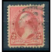 Used 220 2c George Washington Fine Plus M10621