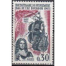 France 1965 Michel 1525 O Cote (2008) 0.30 € 300 Ans peuplement de l'île Bourbon