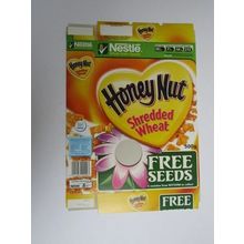 Nestle Honey Nut 2004 Cereal Box SEEDS 500g empty box only