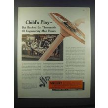 1946 Mallory Electrical Contacts Ad - Child's Play