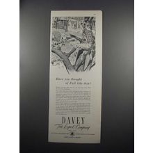 1953 Davey Tree Expert Company Ad - Fall Like This