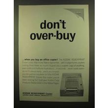 1965 Kodak Readyprint Copier Ad - Don't Over-Buy