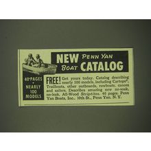 1952 Penn Yan Boats Ad