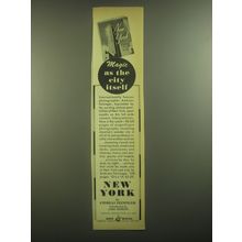 1945 Ziff Davis Book Advertisement - New York by Andreas Feininger