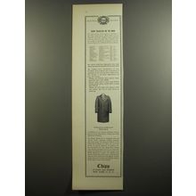 1952 Chipp Topcoats and Overcoats Ad - Chipp Travelers on the road
