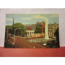 MONUMENT SQUARE, SOUTHPORT, LANCASHIRE unused postcard c. 1970 =