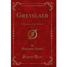 Greyslaer, Vol. 1 of 2: A Romance of the Mohawk (Classic Reprint)