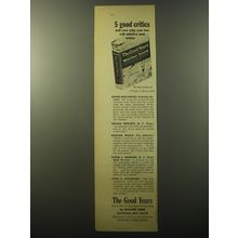 1960 Harper & Brothers Book Advertisement - The Good Years by Walter Lord